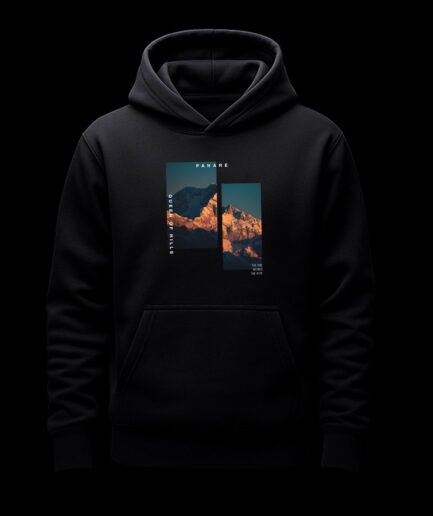 Queen of Hills "Kanchenjunga" Black Hoodie