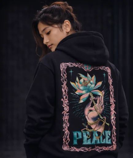 Peace Pahare Hoodie – Relaxed Fit