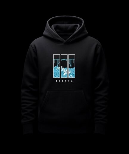 Teesta Printed Hoodie by Pahare